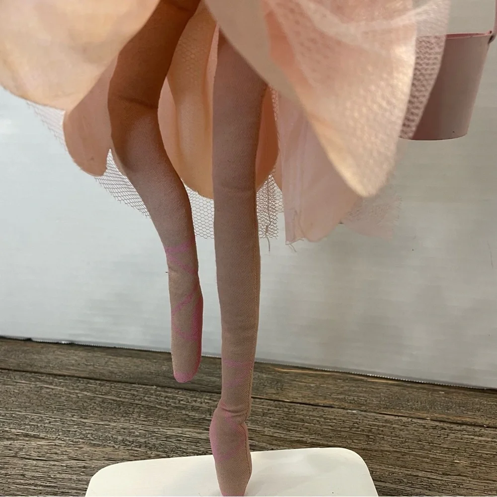 Whimsical hand painted textile Doll. Ballerina. Tooth fairy. Pre-owned